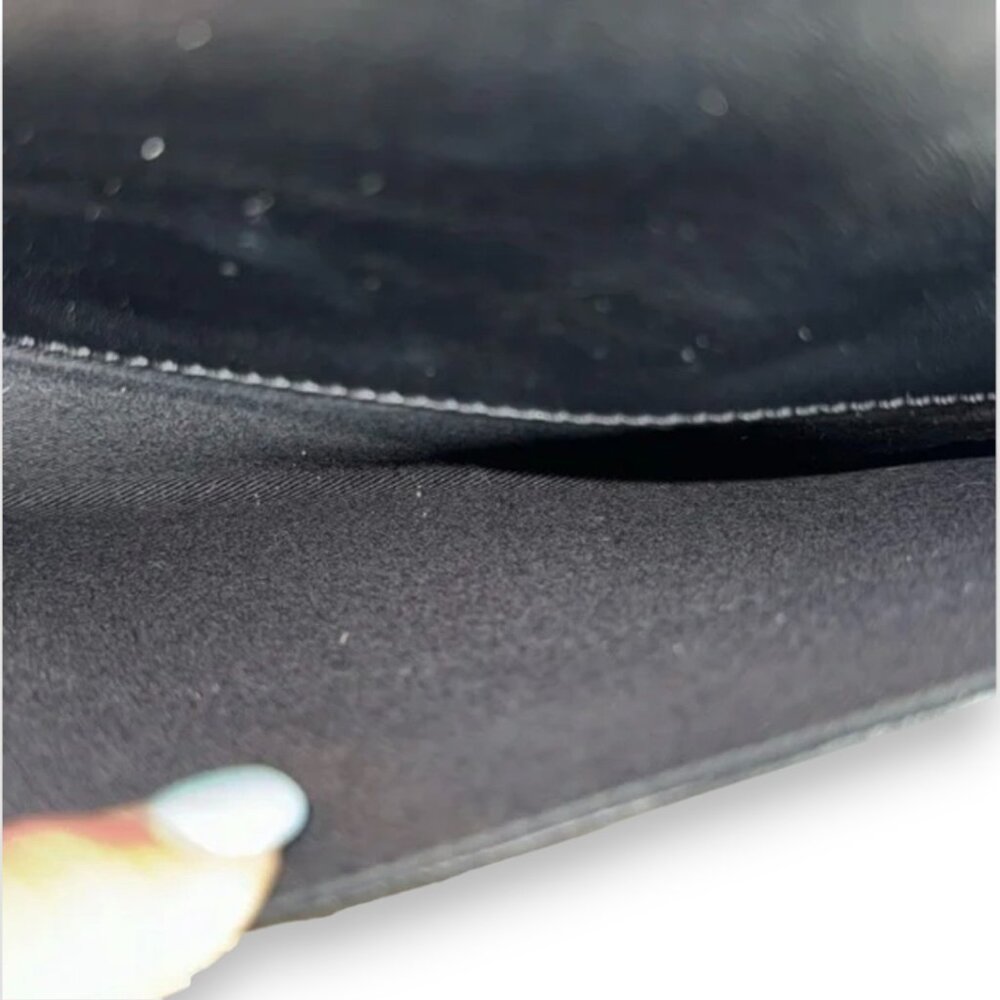 Chloe Blue and Black Leather Satchel - Picture 6 of 16